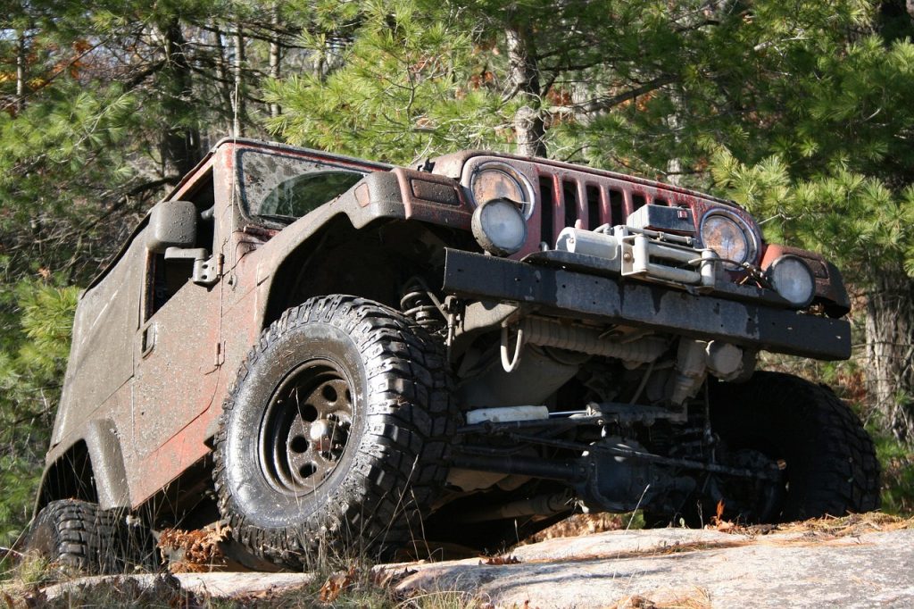 how to put jeep in 4 wheel drive