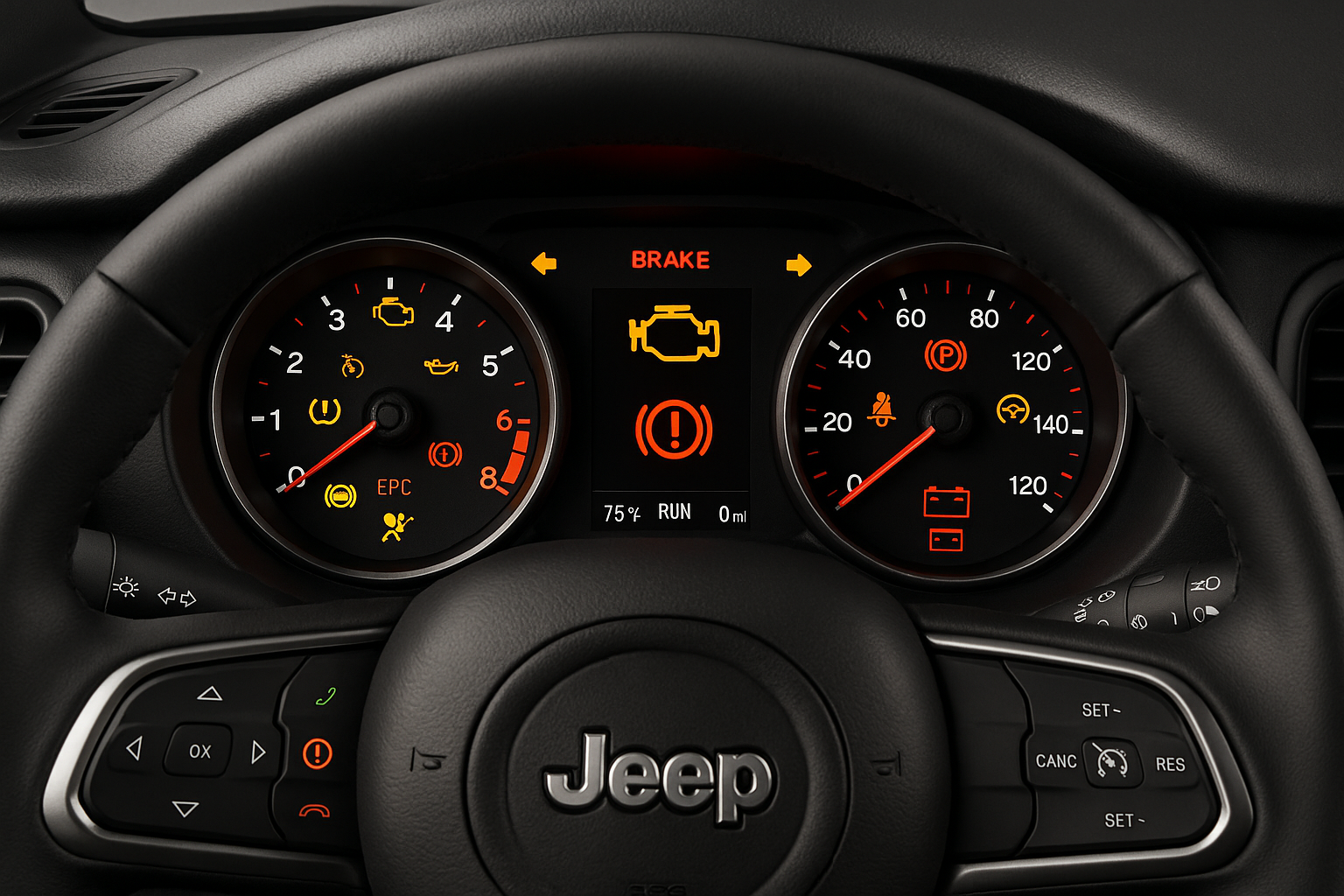 jeep dashboard symbols and meanings