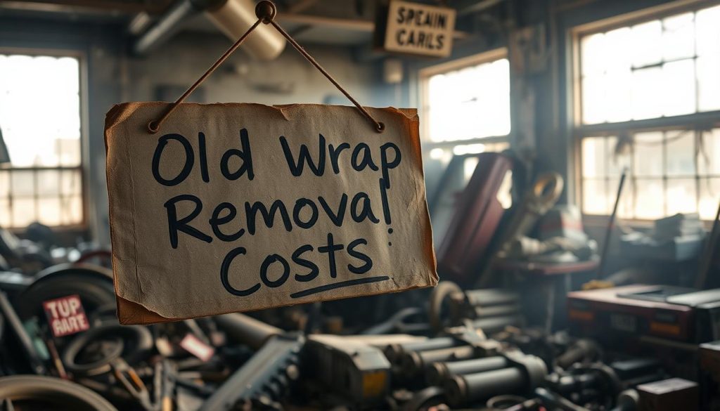 old wrap removal costs